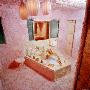 Sex Symbol Actress Jayne Mansfield Taking A Bath In The Garish Pink Shag Carpet Covered Bathroom by Allan Grant Limited Edition Pricing Art Print