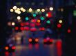 Car Taillights On Dark City Street, San Francisco, California, Usa by Curtis Martin Limited Edition Print