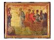 Apparition On The Lake Of Tiberiade, Christ After The Resurrection, Verso: Maesta Altarpiece, 1311 by Duccio Di Buoninsegna Limited Edition Print