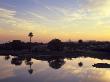 Sunrise Over The Lake At Fort Seengh Sagar In Rajasthan, India, Asia by Lizzie Shepherd Limited Edition Print