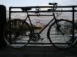 Historic Portland Waterfront View Framed By A Visitors Bicycle by Stephen St. John Limited Edition Print