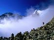 Walker On Peiljoch On The Stubai Hohenweg Walking Route, Tirol, Austria by Gareth Mccormack Limited Edition Print