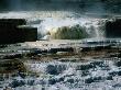 Mammoth Hot Springs At Montana Highway Entrance To Park, Yellowstone National Park, Usa by Chris Mellor Limited Edition Print