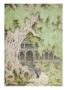 The Big Oak Tree Shadows The Whole King's Estate, 1913 (W/C And Pencil On Paper) by Theodor Severin Kittelsen Limited Edition Print
