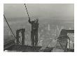 Construction Worker Standing On An I-Beam Pulling A Rope by Lewis Wickes Hine Limited Edition Print
