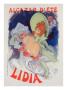 L'alcazar D'ete, Lidia by Jules Cheret Limited Edition Pricing Art Print