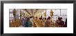 Group Of People Walking On A Bridge Over A Pond, Golden Temple, Amritsar, Punjab, India by Panoramic Images Limited Edition Print