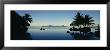 Silhouette Of A Tourist Resort, Tahiti Beachcomber Resort, Papeete, Tahiti, French Polynesia by Panoramic Images Limited Edition Pricing Art Print