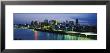 Skyscrapers Lit Up At Dusk, Brisbane, Queensland, Australia by Panoramic Images Limited Edition Print