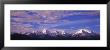 Snow Covered Peaks, Mt. Mather And Mt. Brooks, Denali National Park, Alaska, Usa by Panoramic Images Limited Edition Pricing Art Print