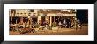 Tourists Sitting In A Cafe, Sitges Beach, Catalonia, Spain by Panoramic Images Limited Edition Pricing Art Print