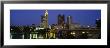 Buildings Lit Up At Night, Columbus, Scioto River, Ohio, Usa by Panoramic Images Limited Edition Print