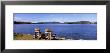 Chairs On A Lawn, Fourth Lake, Adirondack Mountains, New York State, Usa by Panoramic Images Limited Edition Print