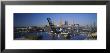 Boats In A River, Cleveland, Ohio, Usa by Panoramic Images Limited Edition Pricing Art Print