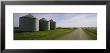 Three Silos In A Field by Panoramic Images Limited Edition Print