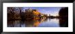 Buildings On The Riverbank, Royal Shakespeare Company, River Avon, England, United Kingdom by Panoramic Images Limited Edition Print