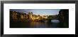 Bridge Across A River, Arno River, Ponte Vecchio, Florence, Italy by Panoramic Images Limited Edition Print