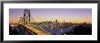 Bay Bridge At Night, San Francisco, California, Usa by Panoramic Images Limited Edition Pricing Art Print