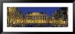 View Of A Crowd Outside A Vintage Building, Grand Palace Square, Brussels, Belgium by Panoramic Images Limited Edition Pricing Art Print