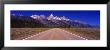 Road Leading To Teton Range, Grand Teton National Park, Wyoming, Usa by Panoramic Images Limited Edition Pricing Art Print