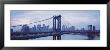 Skyscrapers In A City, Manhattan Bridge, New York City, New York State, Usa by Panoramic Images Limited Edition Print