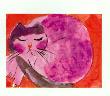 Pink Cat by Walasse Ting Limited Edition Print