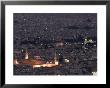 Aerial View Of City At Night Including The Umayyad Mosque, Damascus, Syria by Christian Kober Limited Edition Print