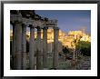 View Across Roman Forum Towards Colosseum And St. Francesca Romana, Rome, Lazio, Italy by John Miller Limited Edition Print