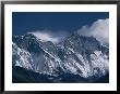 Mount Everest, Peak On The Left With Snow Plume, Seen Over Nuptse Ridge, Himalayas, Nepal by Tony Waltham Limited Edition Print