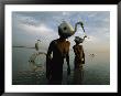 Mohanis Fishermen Catch Herons In The Indus River by Randy Olson Limited Edition Print