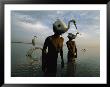 Mohanis Fishermen Catch Herons In The Indus River by Randy Olson Limited Edition Print