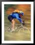 Mountain Biker In Motion, Vail, Co by Jack Affleck Limited Edition Print