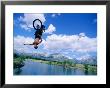 Man Leaping On A Bicycle For The Big Air Contest, Banff, Canada by Philip Smith Limited Edition Print