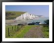 View To The Seven Sisters From Seaford Head, East Sussex, England, Uk by Ruth Tomlinson Limited Edition Print