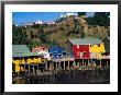 Traditional Palafitos (Fishermen's Houses On Stilts), Castro, Chile by Wayne Walton Limited Edition Print