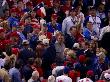 Texas Rangers V. San Francisco Giants, Game 5:  Fans React After Catching A Thrown Bat By Hamilton by Christian Petersen Limited Edition Print