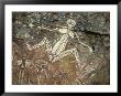 Barrginj, Wife Of Namarrgon The Lightning Man, A Supernatural Ancestor At Aboriginal Rock Art Site by Robert Francis Limited Edition Print
