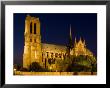 Cathedrale De Notre Dame De Paris At Night, Paris, Ile-De-France, France by Glenn Beanland Limited Edition Print