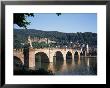 The Old Bridge Over The River Neckar, With The Castle In The Distance, Heidelberg, Germany by Geoff Renner Limited Edition Print