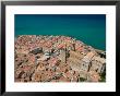 Town With 13Th Century Duomo From La Rocca Mountain, Cefalu, Sicily, Italy by Walter Bibikow Limited Edition Pricing Art Print