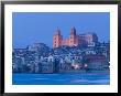 View With Duomo From Beach, Cefalu, Sicily, Italy by Walter Bibikow Limited Edition Pricing Art Print