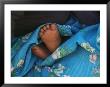 Child's Feet Wrapped With Sari At Kunbuli Friday Market, Orissa, India by Keren Su Limited Edition Print