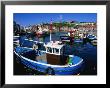 Fishing Trawlers In Whitby Harbour, North York Moors National Park, England by Grant Dixon Limited Edition Pricing Art Print