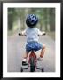 Little Boy Riding His Bicycle With Helmet by David Davis Limited Edition Print