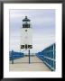 Charlevoix Lighthouse On Lake Michigan, Michigan, Usa by Walter Bibikow Limited Edition Print