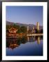 The Three Pagodas, Reflected In Lake, Dali, Yunnan, China by Diana Mayfield Limited Edition Print