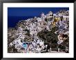 Southern Aegean Village Of Oia Perched On Santorini Crater Rim, Oia, Santorini Island, Greece by Diana Mayfield Limited Edition Pricing Art Print