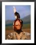 Portrait Of A Karo Man With Elaborate Body Painting, Kolcho, Ethiopia by Ariadne Van Zandbergen Limited Edition Print