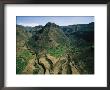 Aerial View Of Canyons, Mountains And Farmers Terraced Fields by Bobby Haas Limited Edition Print