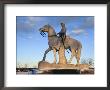 A Lone Equestrian Statue Rides The Gettysburg Battlefield In Winter by Stephen St. John Limited Edition Pricing Art Print